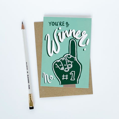 Lomond Paper Co. - You're A Winner Card