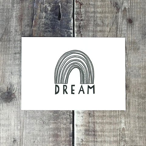 dream card, motivational card, encouragment card