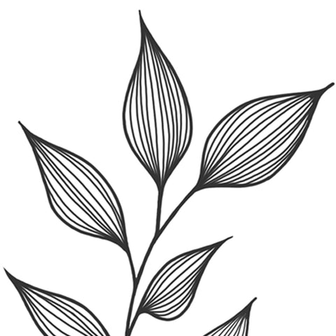 Lomond Paper Co. - Leaf print for the meal planner and shopping list