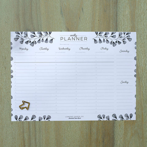 Lomond paper co - weekly planner