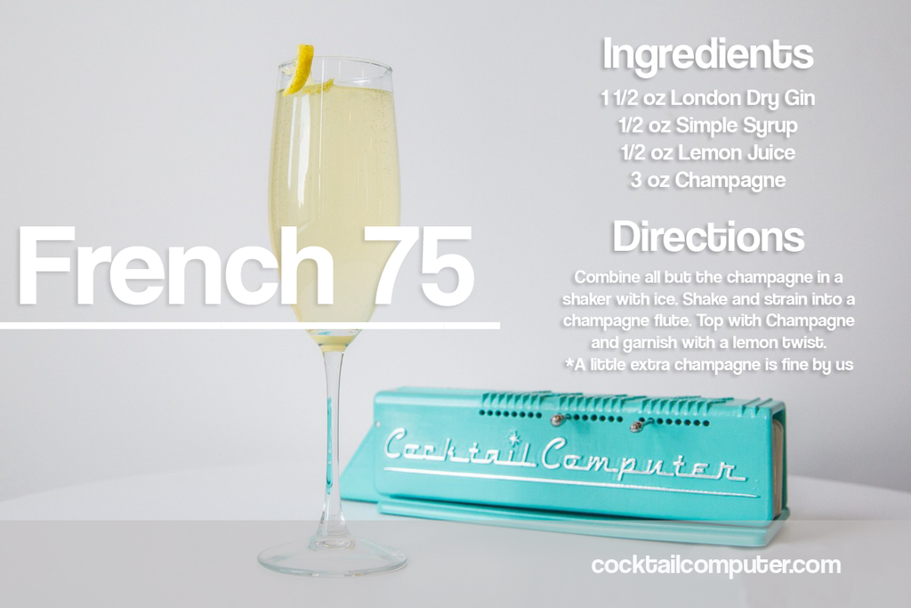 French 75 Cocktail Recipe