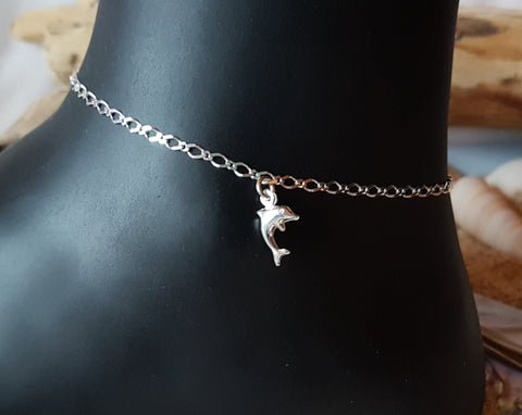 dolphin ankle bracelet