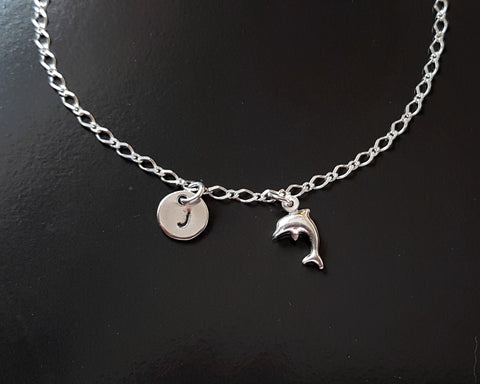 dolphin ankle bracelet