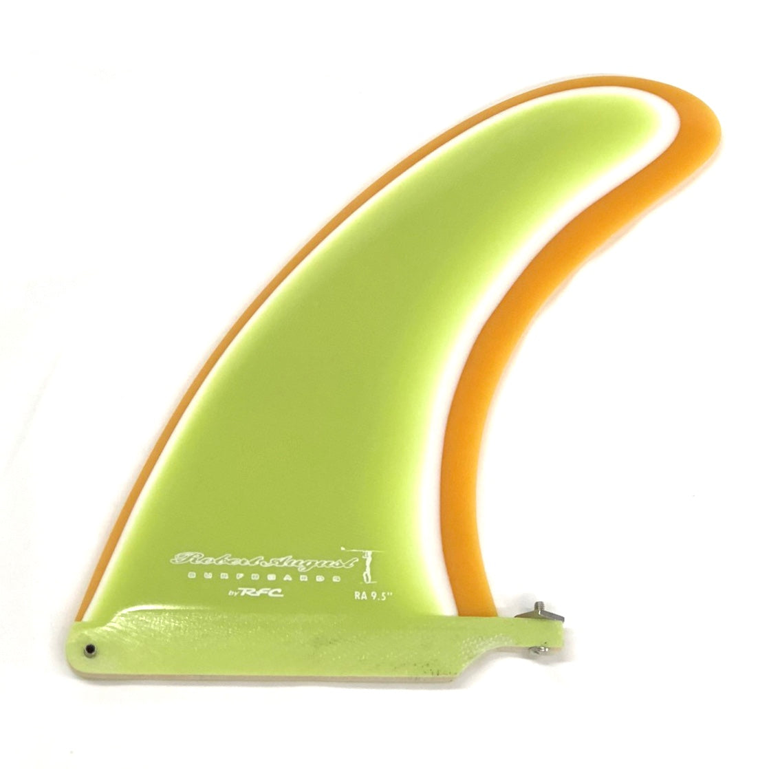 RA Center Fin 9.5" by RFC - Moss/Orange