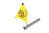 Yellow Pop-Up Safety Cone with Storage Tube Janitorial Supplies - Cleanflow