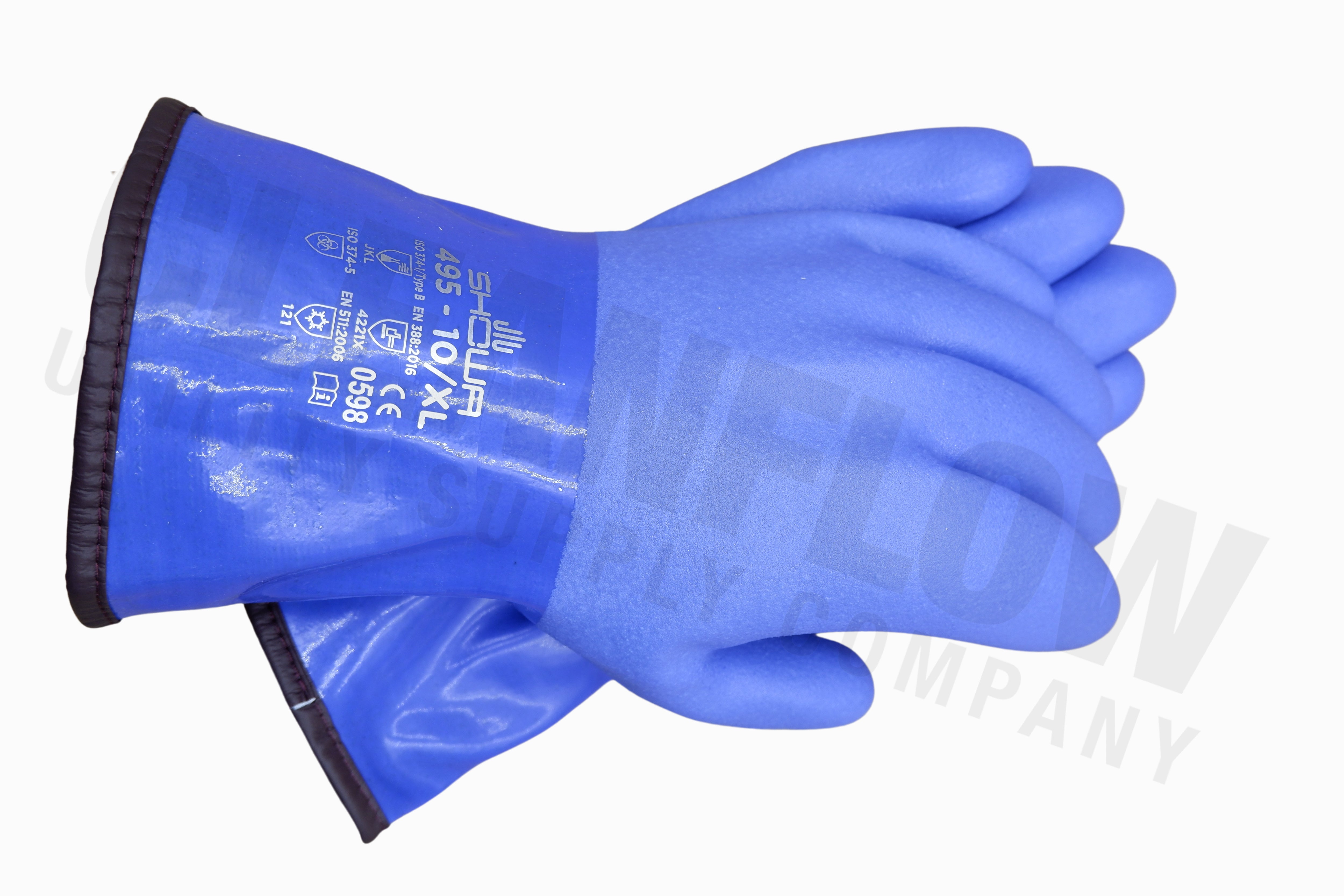 Showa Tem-Res 282 Gloves, XL, Blue