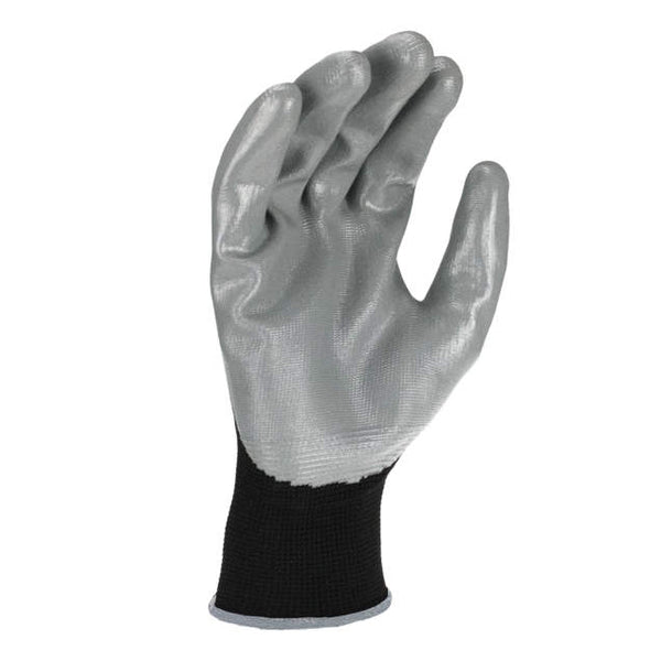 Radians Lightweight Polyester Glove with Smooth Nitrile Palm - Pack of 12 Pairs