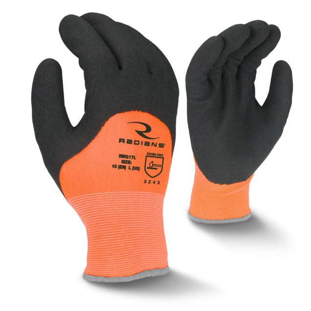 SPI Health and Safety  Ansell ActivArmr Monkey Grip 23-191 PVC-Coated  Versatile Winter Work Gloves