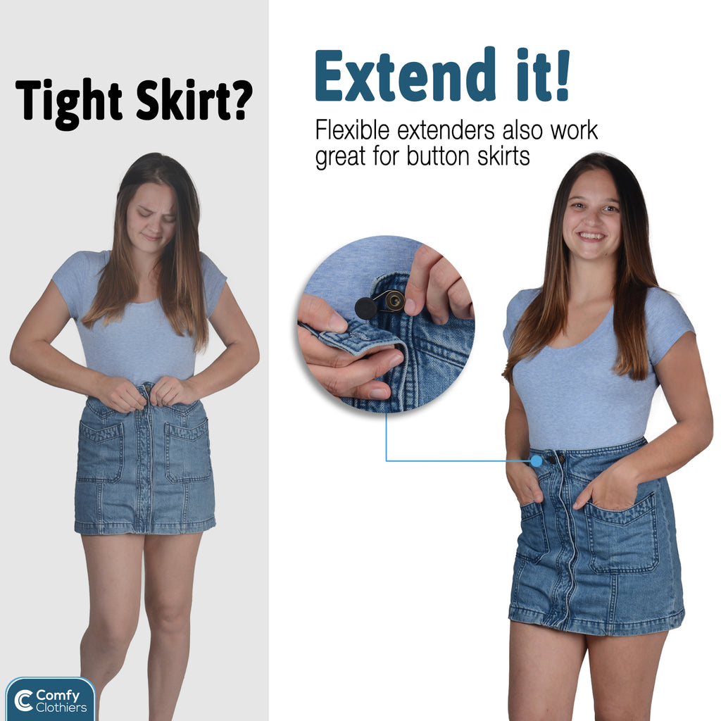 Flexible Waist Extenders Comfy Clothiers