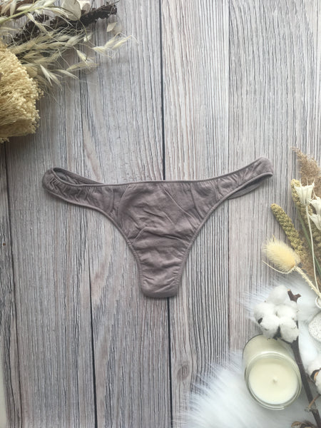 Organic Cotton Basic Thong