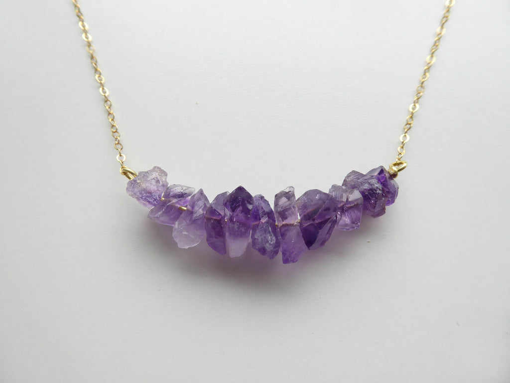 women amethyst necklace