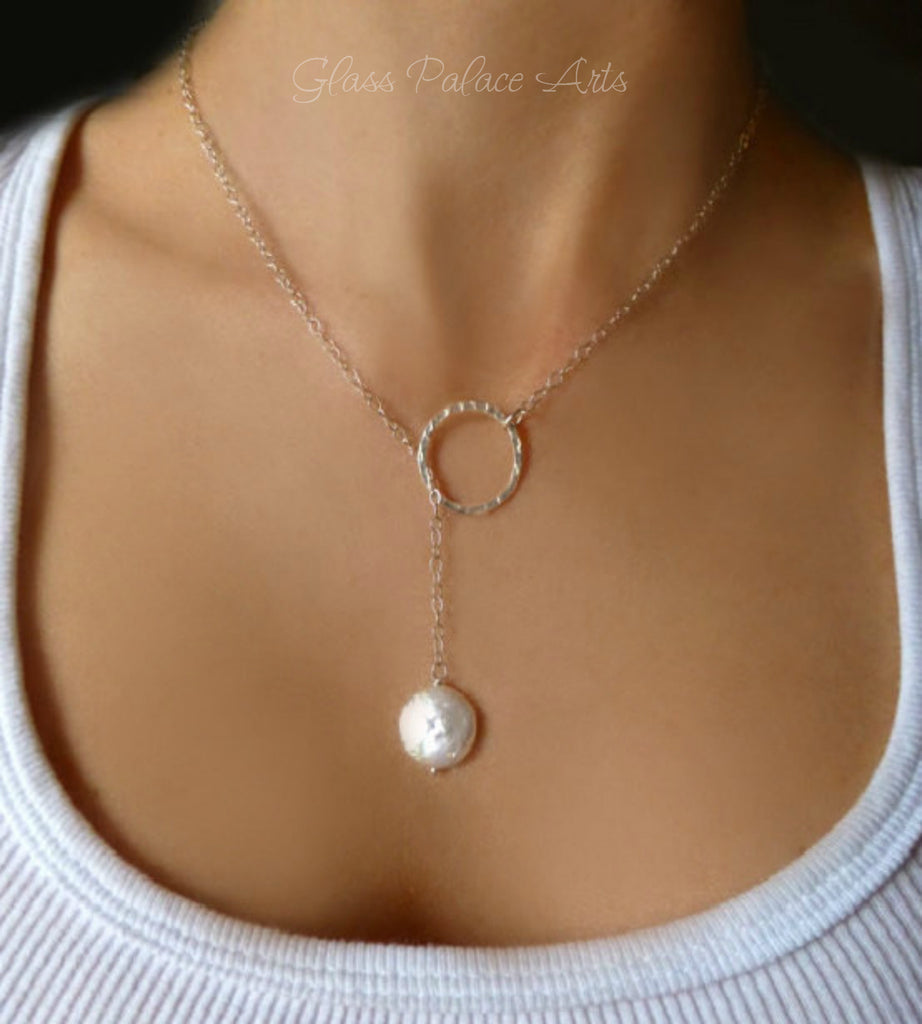 Pearl Necklace With Charm Photos