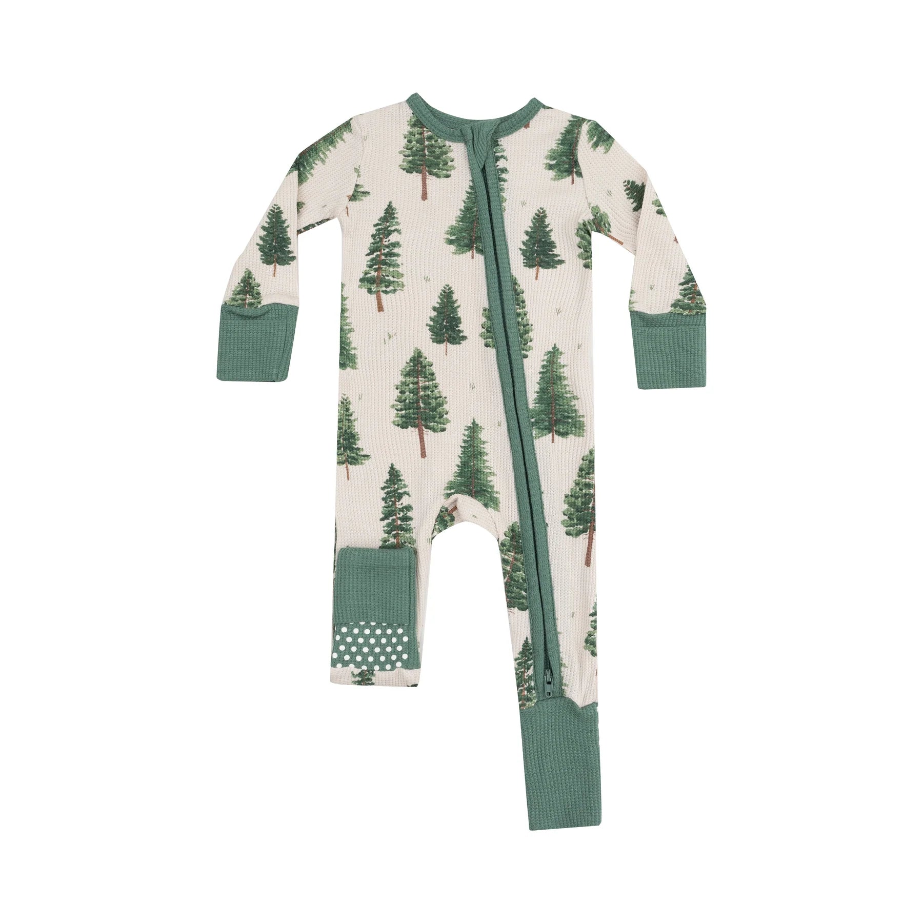 Forest Trees 2-Way Zipper Romper