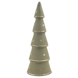Paper Mache Tree-Forest Fog Gold Stars (Large) - Pear and Simple