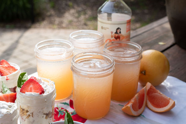 A refreshing summer cocktail is the best beverage for a backyard barbecue. Get mixes and more at Pear & Simple in Port Washington, Wisconsin.