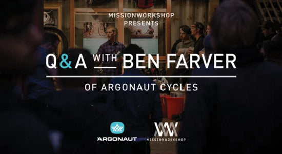 Mission Workshop Video: Q & A ja argonautisyklit