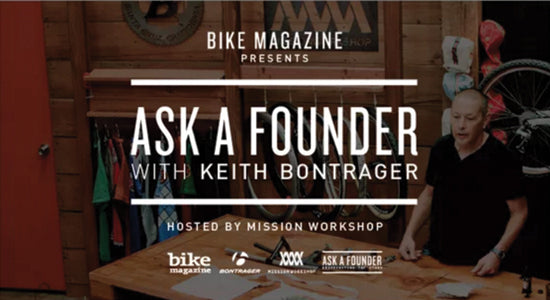 Mission Workshop Vídeo: Pregunte a un fundador con Keith Bontrager