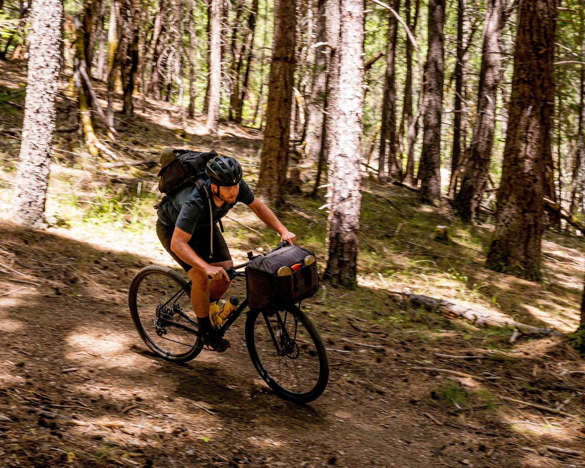 Mission Workshop x Yonder Journal Field Test : Transit in the Rough featuring the Transit Duffle Bag - 31L Bike Rack Compatible Duffle Shoulder Bag