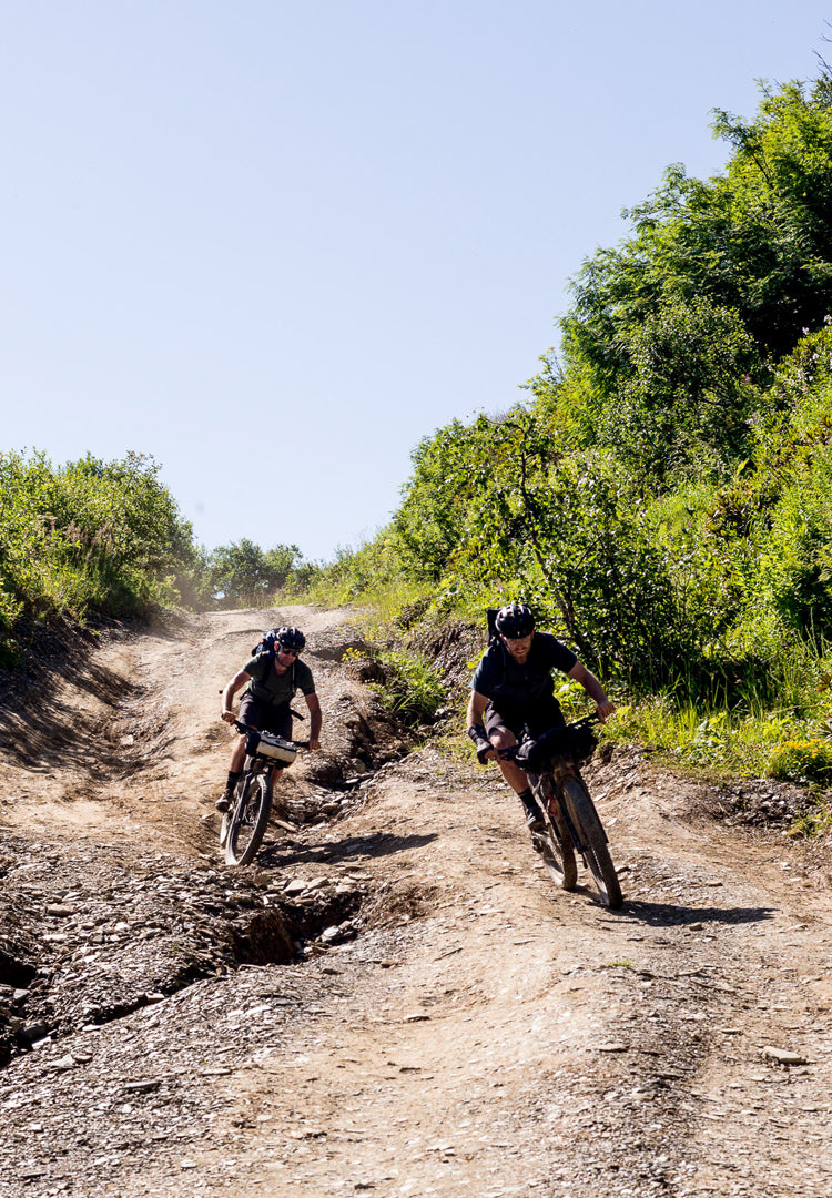 Mission Workshop Field Test : Not That Georgia with Kyle Von Hoetzendorff, Tamaz Tazer Tamak Tikanadze, Daniel Pasely, Brian Larson, specialized bike, and Yonder Journal