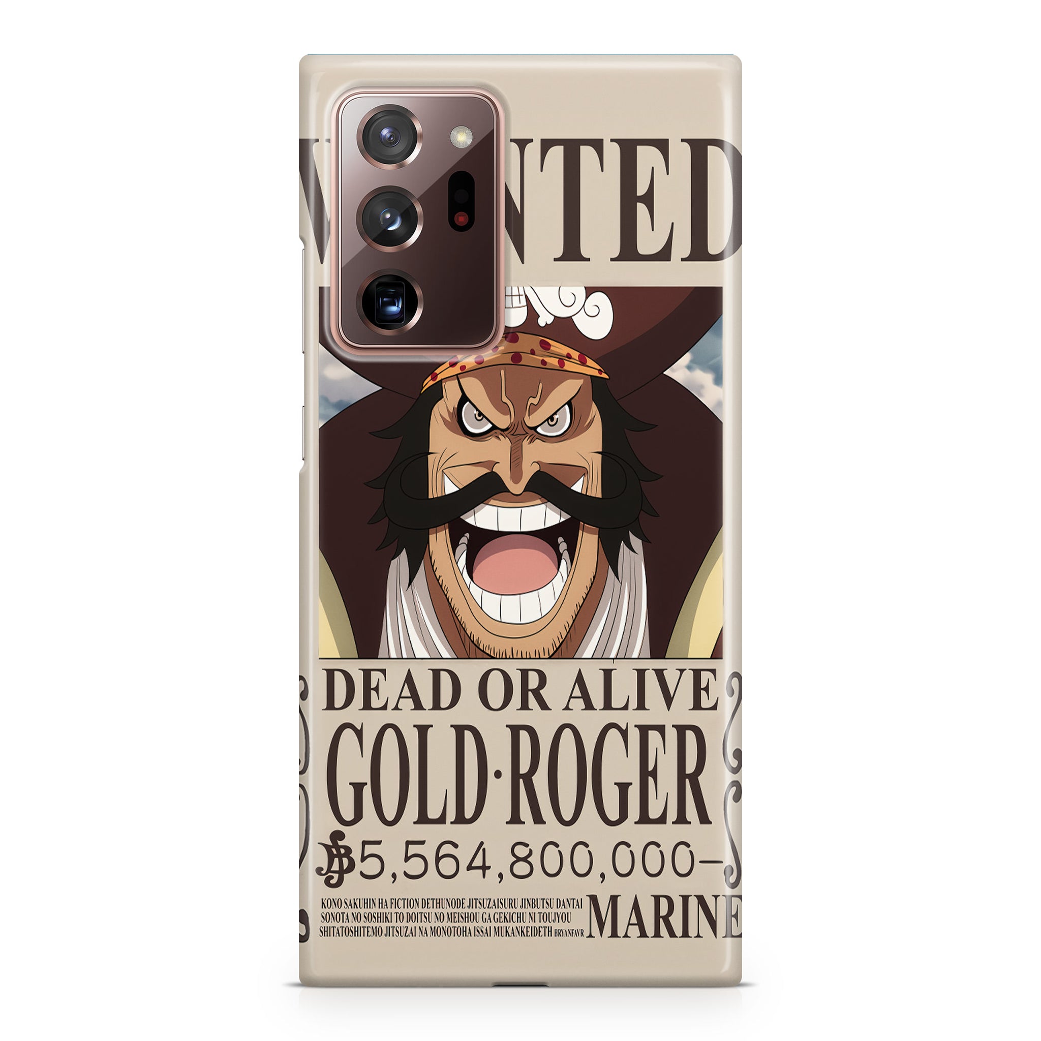 Gold Roger Bounty Galaxy Note Ultra Case Customilo