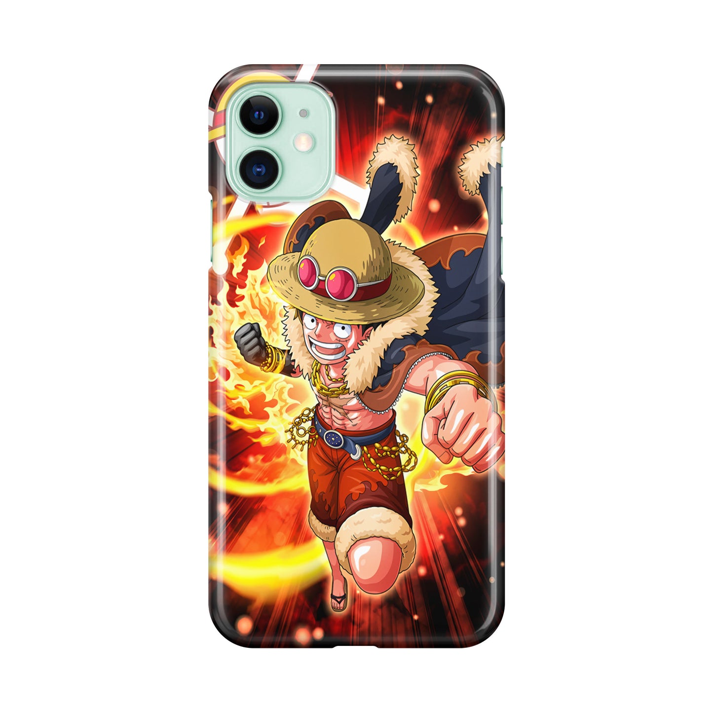Luffy Red Hawk Punch iPhone 12 Case