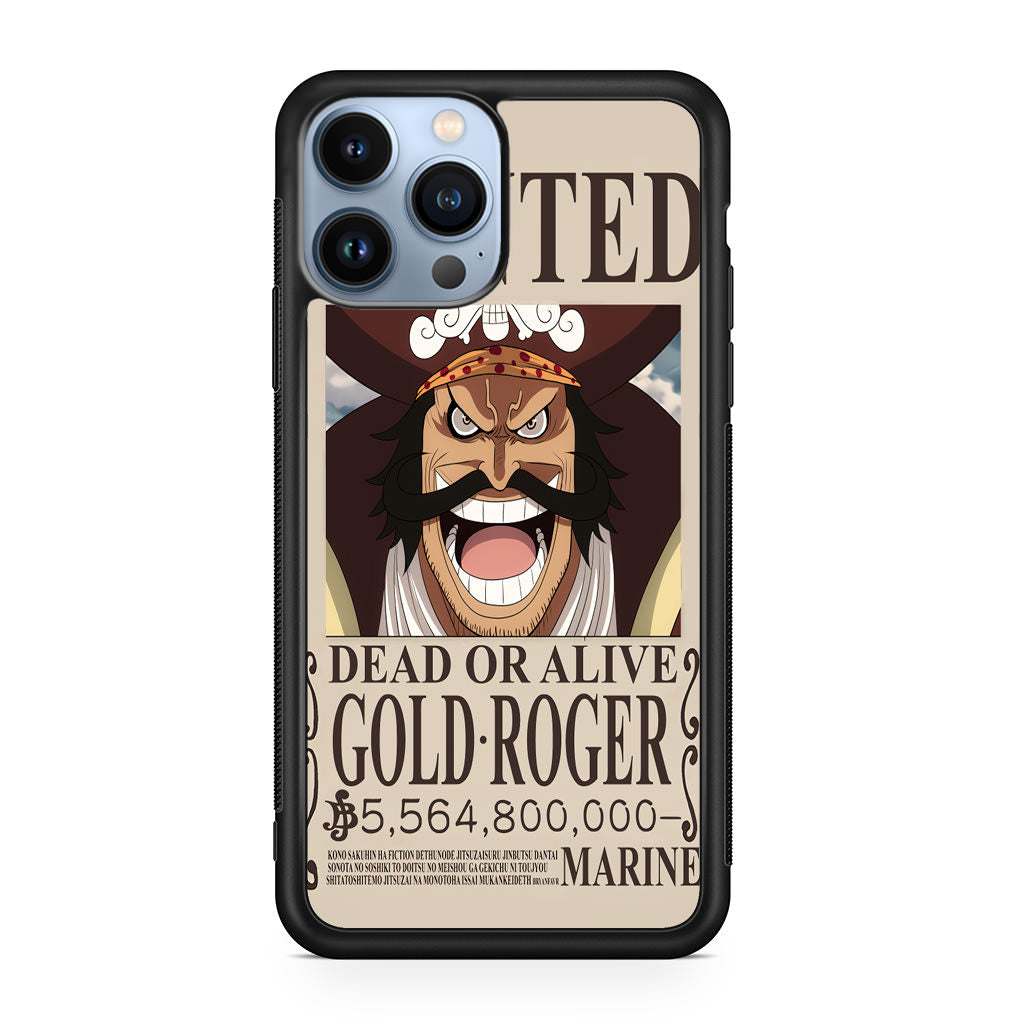 Gold Roger Bounty Iphone 13 Pro 13 Pro Max Case Customilo