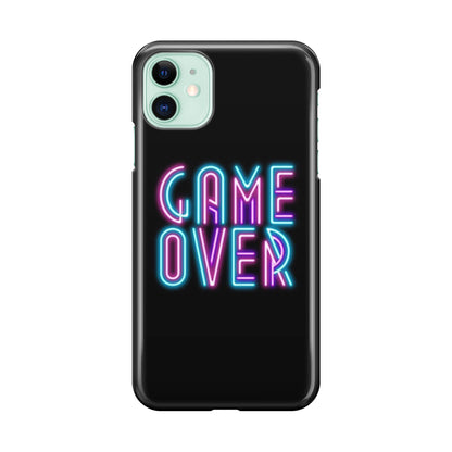 Game Over Neon iPhone 12 mini Case
