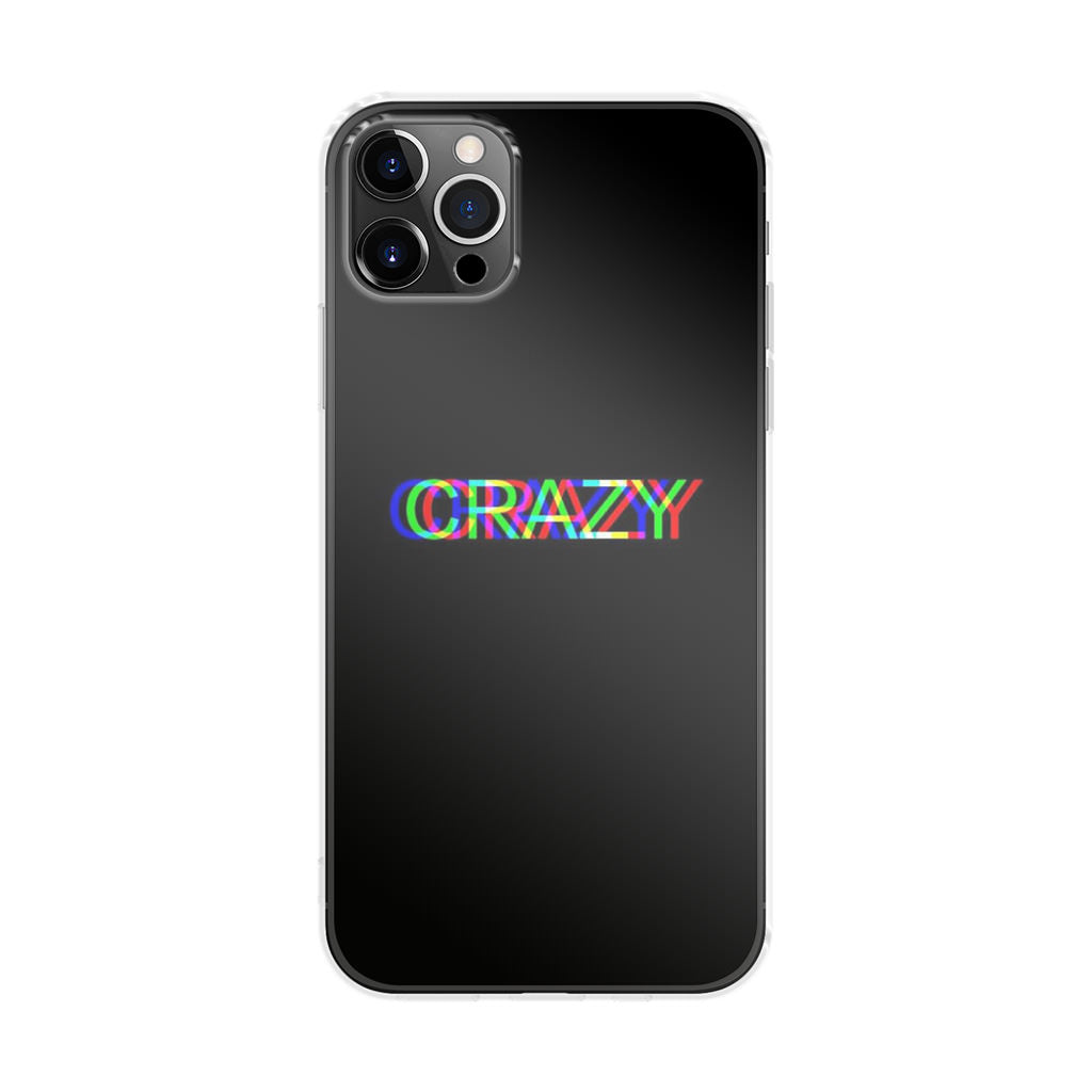 Glitch Crazy iPhone 12 Pro Case