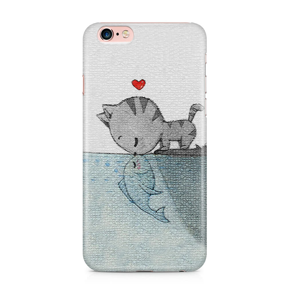 Cat Fish Kisses iPhone 6 / 6s Plus Case