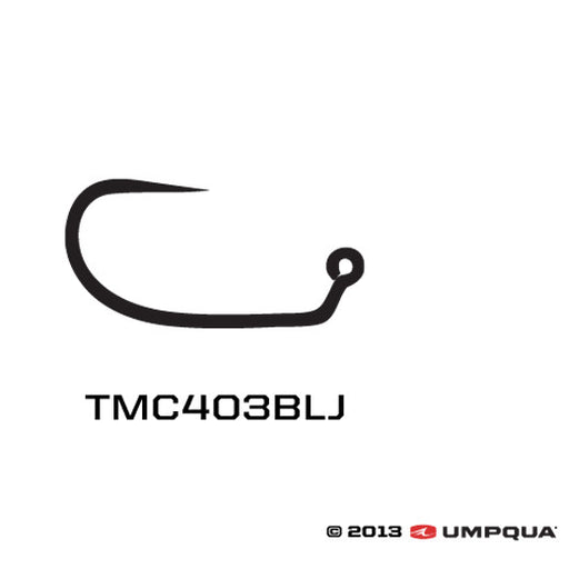 Umpqua Competition Series C450BL Barbless Wide Gap Jig Hook - AvidMax