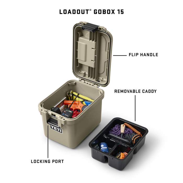 YETI イエティ LOADOUT ロードアウト GOBOX 15 ギアケース - forstec.com