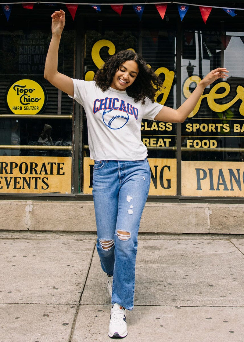 Chicago Baseball Crop T-Shirt – Alice & Wonder