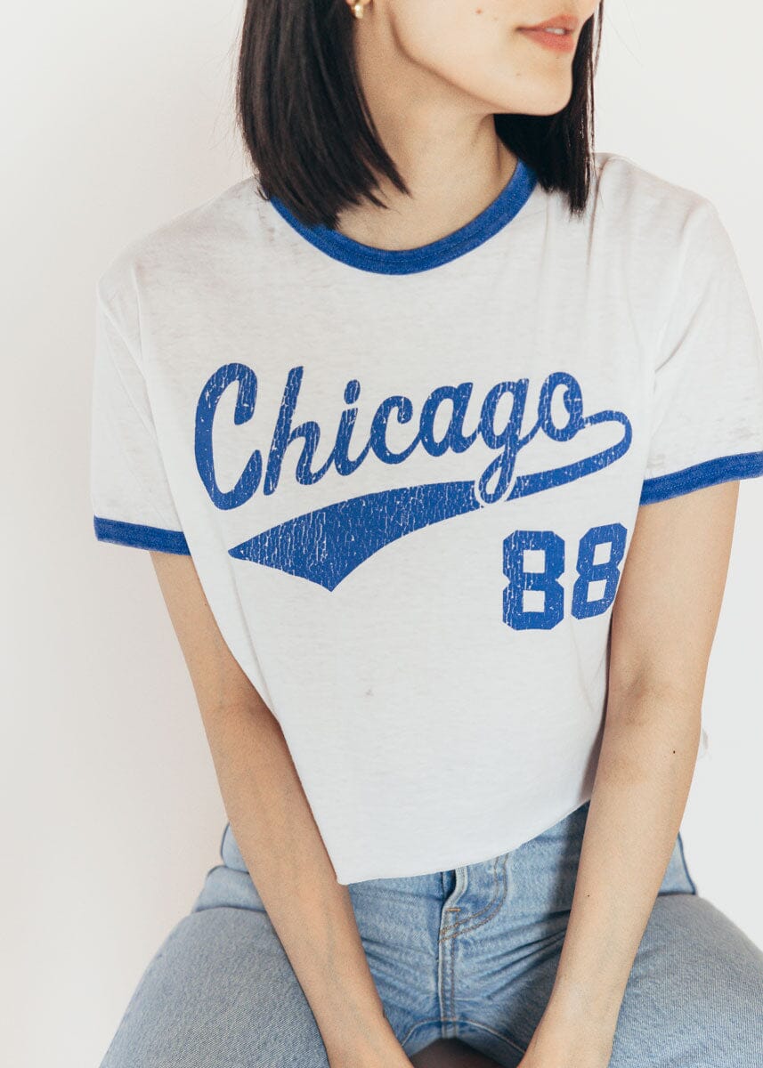 Root, Root, Root For Chicago T-Shirt – Vintage Navy – Alice & Wonder