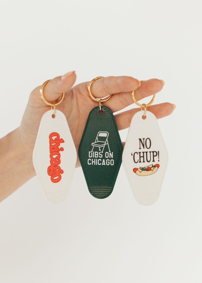 Chicago Dog Keychain