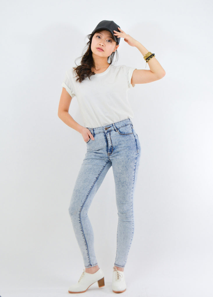 Basic Long White T-Shirt – From Anny