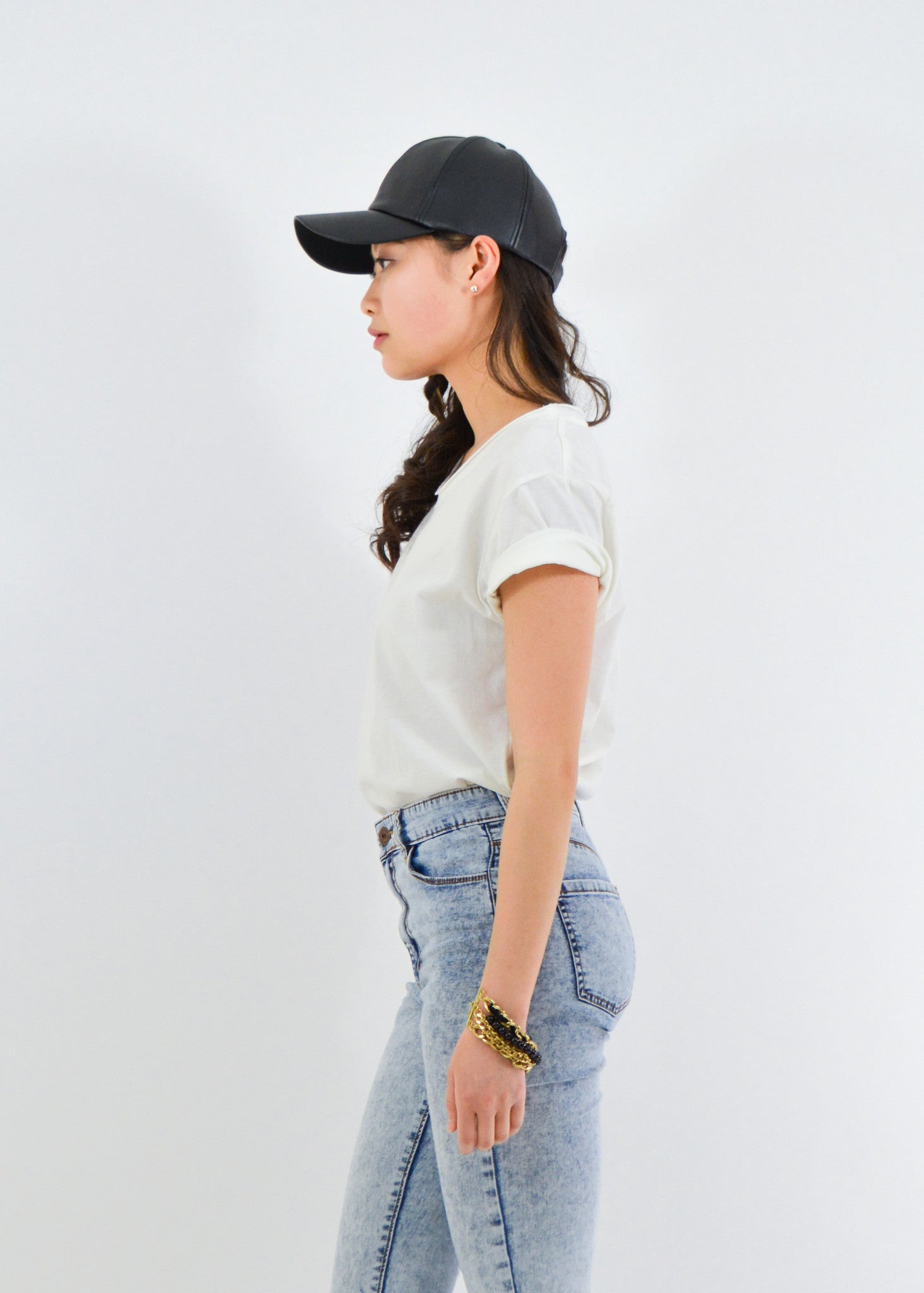 Basic Long White T-Shirt – From Anny