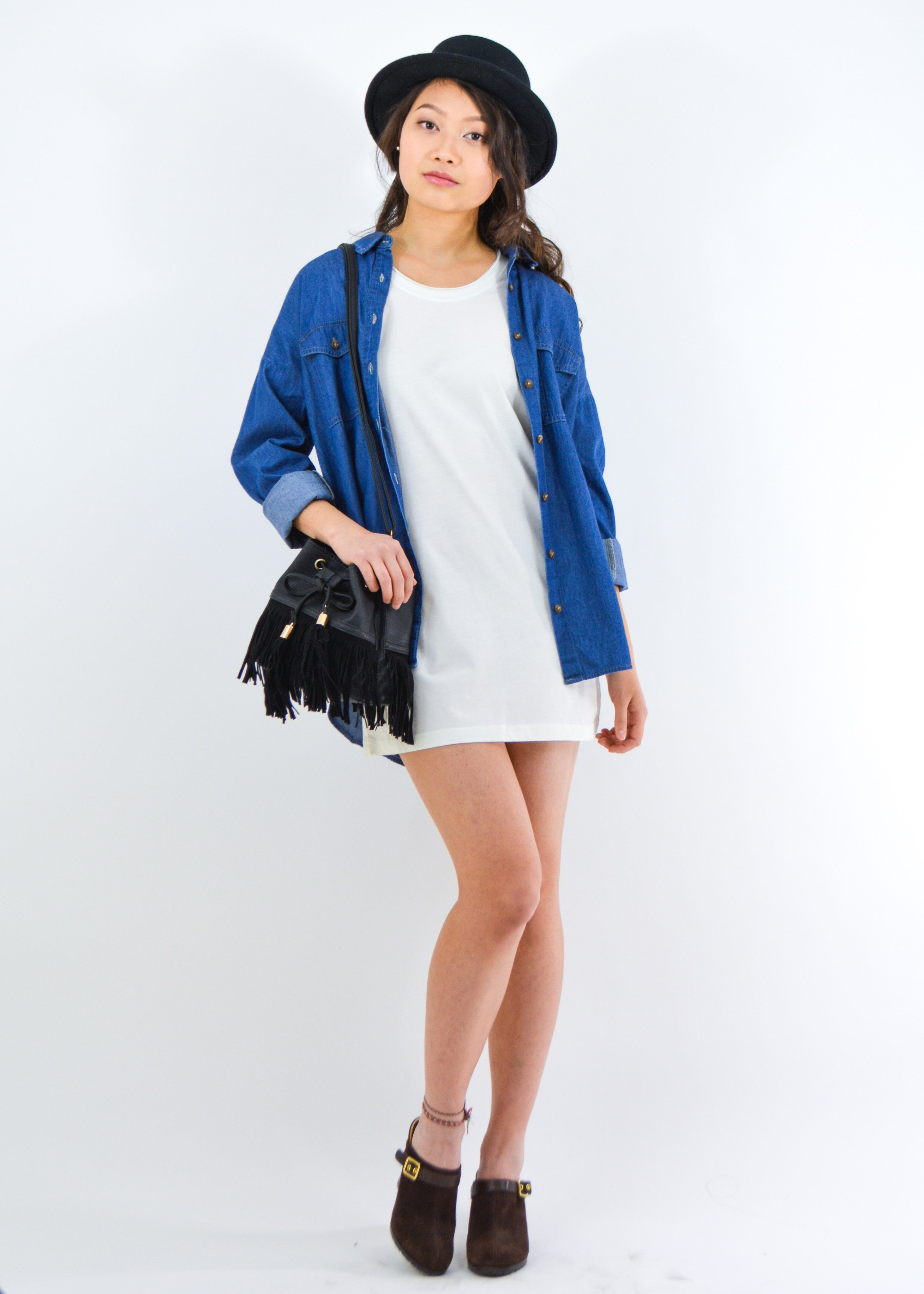 Oversize Denim Chambray – From Anny