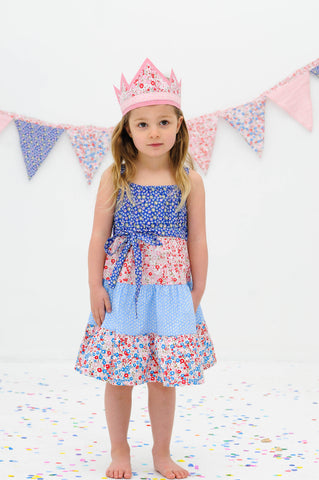 Holiday French Primrose Dress, Sizes in 3Y - 10Y - The Happiness Blog | Oobi Girls Kid Fashion