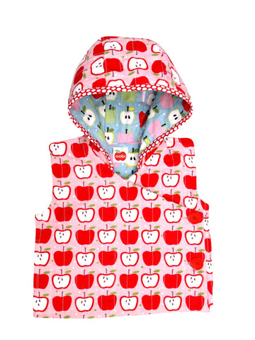 'Pikelet' Quilted and Reversible Vest with Hood - It All Started With An Apple... Winter 2016 Blog - Alex Design Notes | Oobi Girls Kid Fashion