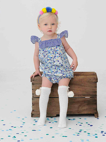 Rosie Navy Primrose Set, Sizes in 1Y - 2Y - The Happiness Blog | Oobi Girls Kid Fashion