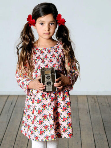 Winter Wildflowers Photo Shoot  - Alex Design Notes | Oobi Girls Kid Fashion
