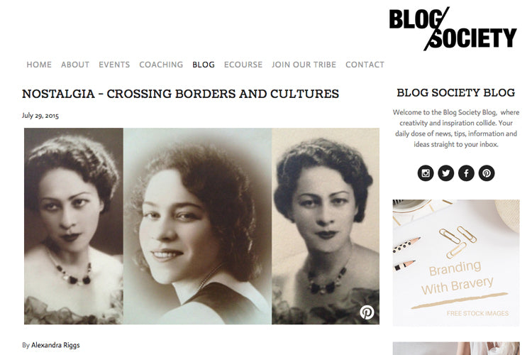 Nostalgia - Crossing Borders And Cultures - Alex's Design Notes | Oobi Girls Kid Fashion