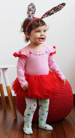 Hand-Embroidered Baby Fluttery Tutu - It All Started With An Apple... Winter 2016 Blog - Alex Design Notes | Oobi Girls Kid Fashion