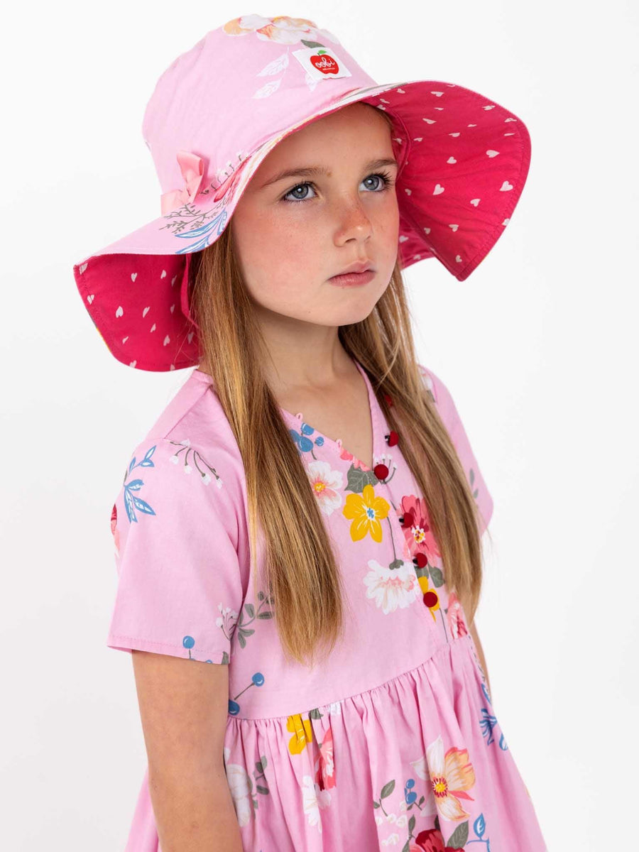 Chloe Hat Pink Floral – Oobi
