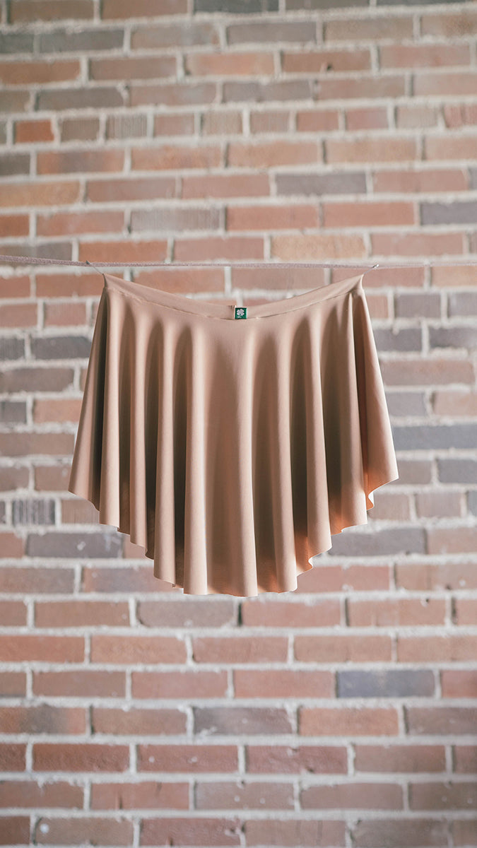 tan dance skirt