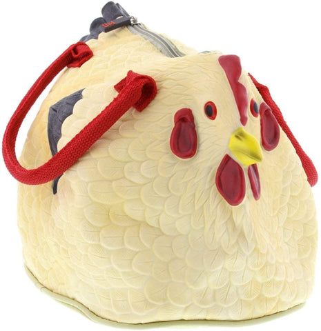 rubber chicken purse, chicken bag, chicken