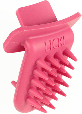 lick brush, cat brush, pink brush for cat, grooming kit for cat