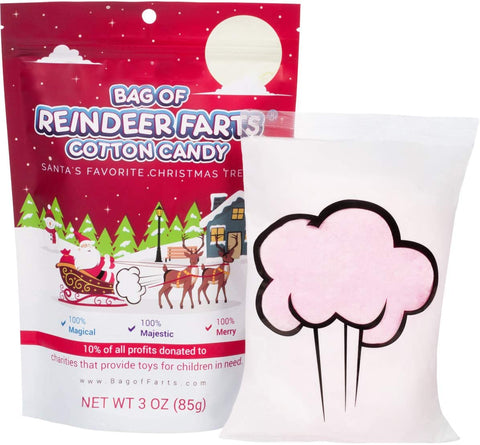 reindeer farts, cotton candy, peppermint cotton candy