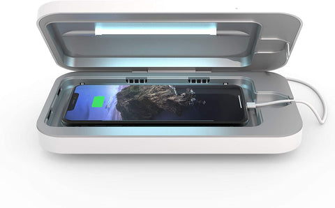 phonesoap, uv sanitizer, phone charger, iphone, smartphone