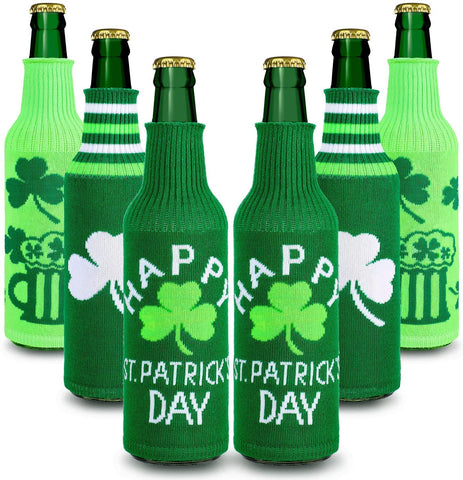 beer bottles, beers, beer bottle sleeves, beer bottle covers, St. Patrick's Day